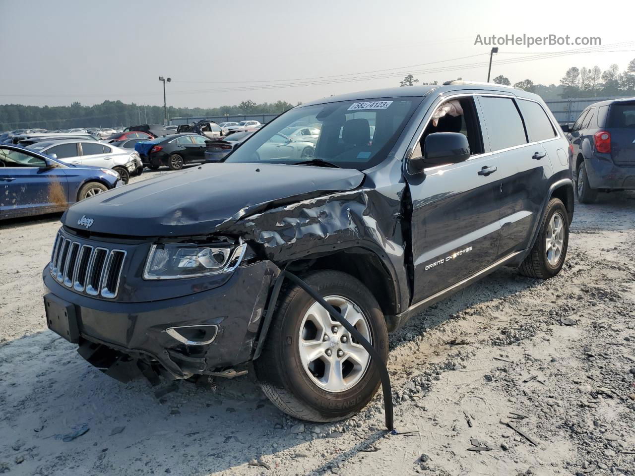 2014 Jeep Grand Cherokee Laredo Black vin: 1C4RJFAG5EC392210