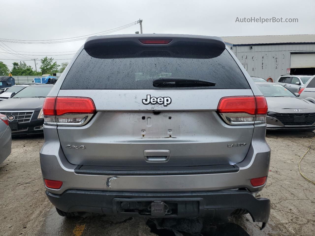 2014 Jeep Grand Cherokee Laredo Silver vin: 1C4RJFAG5EC392689