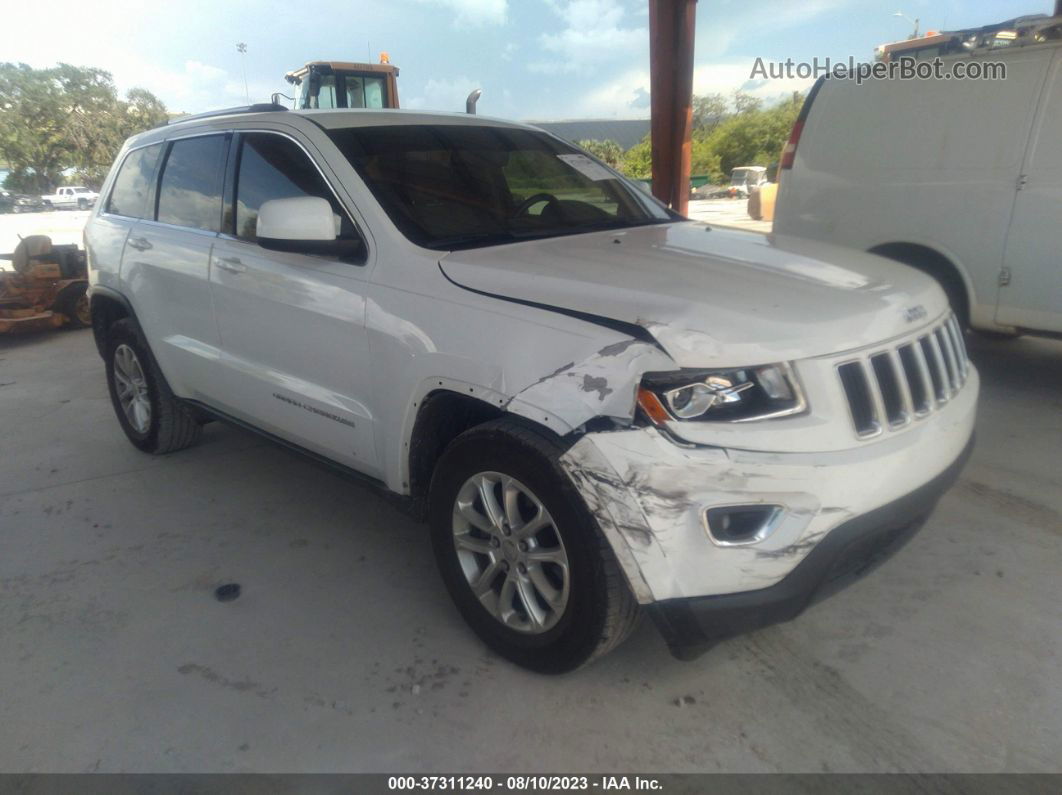 2015 Jeep Grand Cherokee Laredo White vin: 1C4RJFAG5FC165018