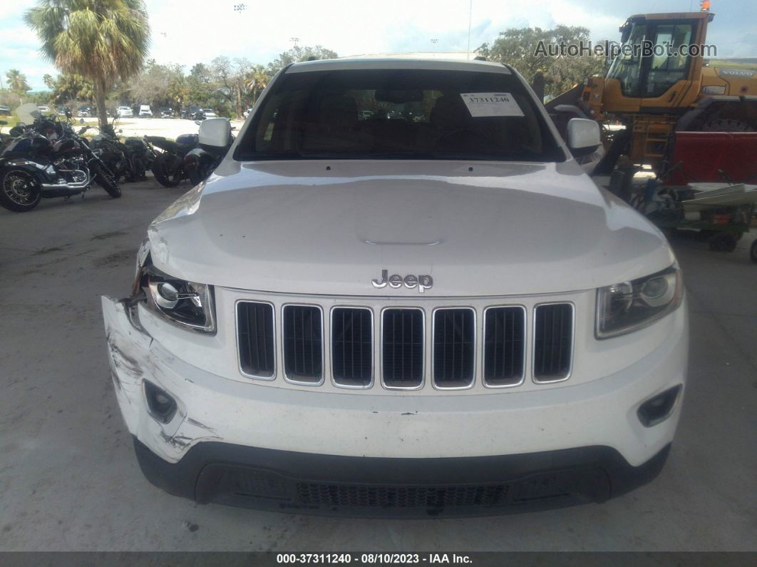 2015 Jeep Grand Cherokee Laredo White vin: 1C4RJFAG5FC165018