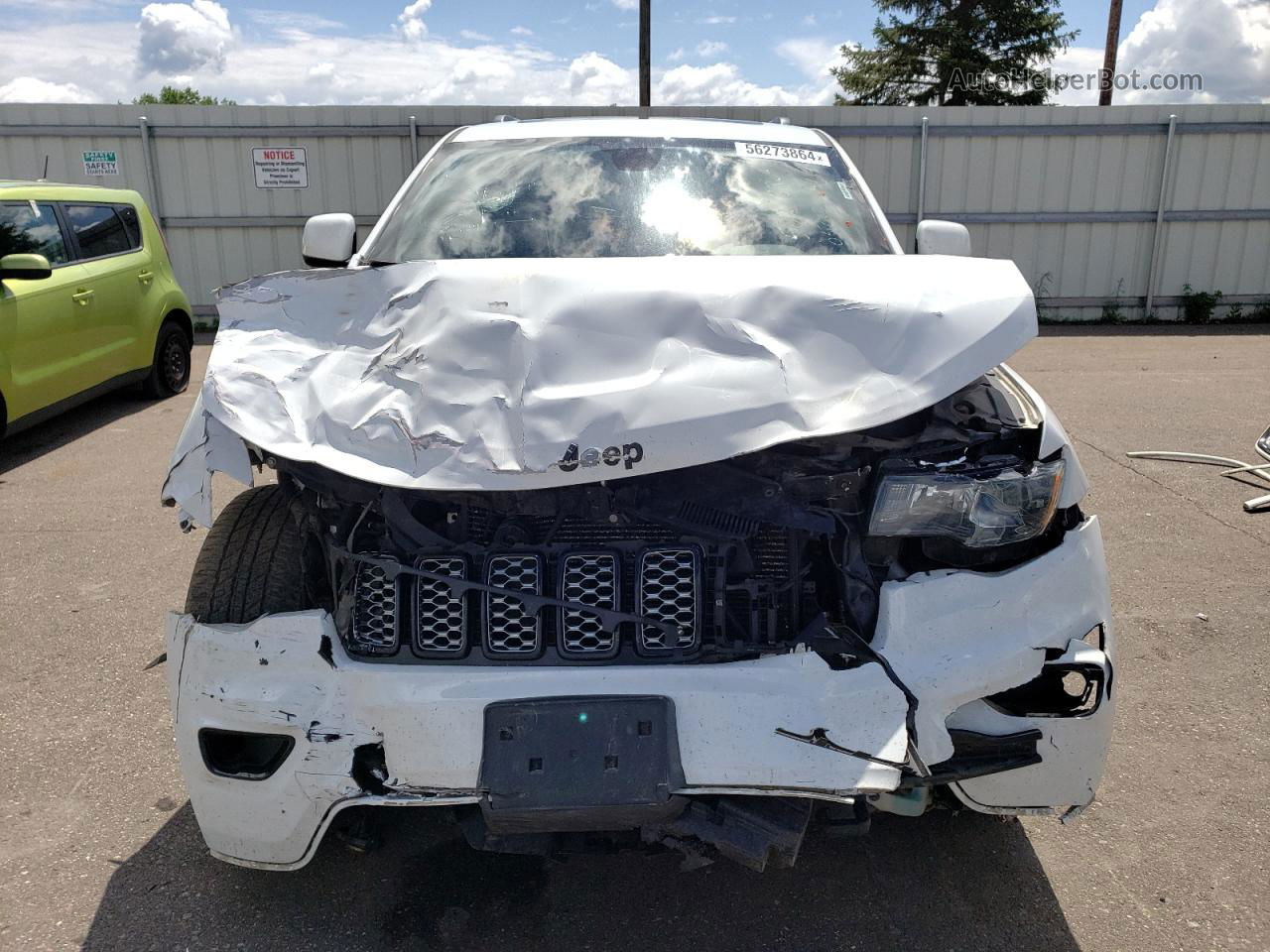 2019 Jeep Grand Cherokee Laredo White vin: 1C4RJFAG5KC547866