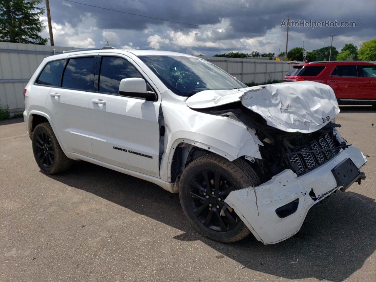 2019 Jeep Grand Cherokee Laredo White vin: 1C4RJFAG5KC547866