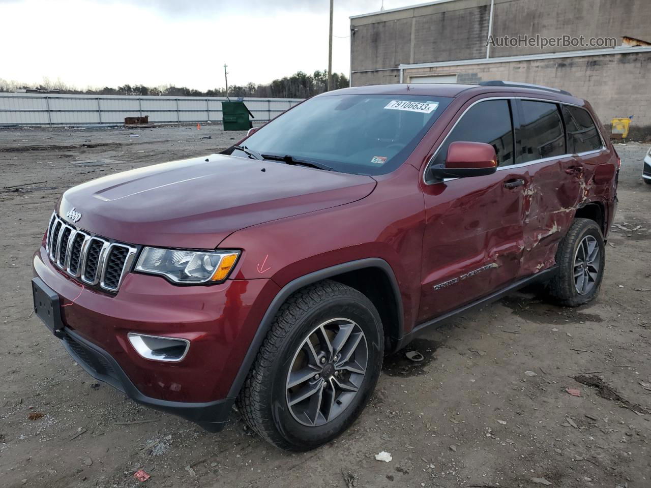 2019 Jeep Grand Cherokee Laredo Maroon vin: 1C4RJFAG5KC695001