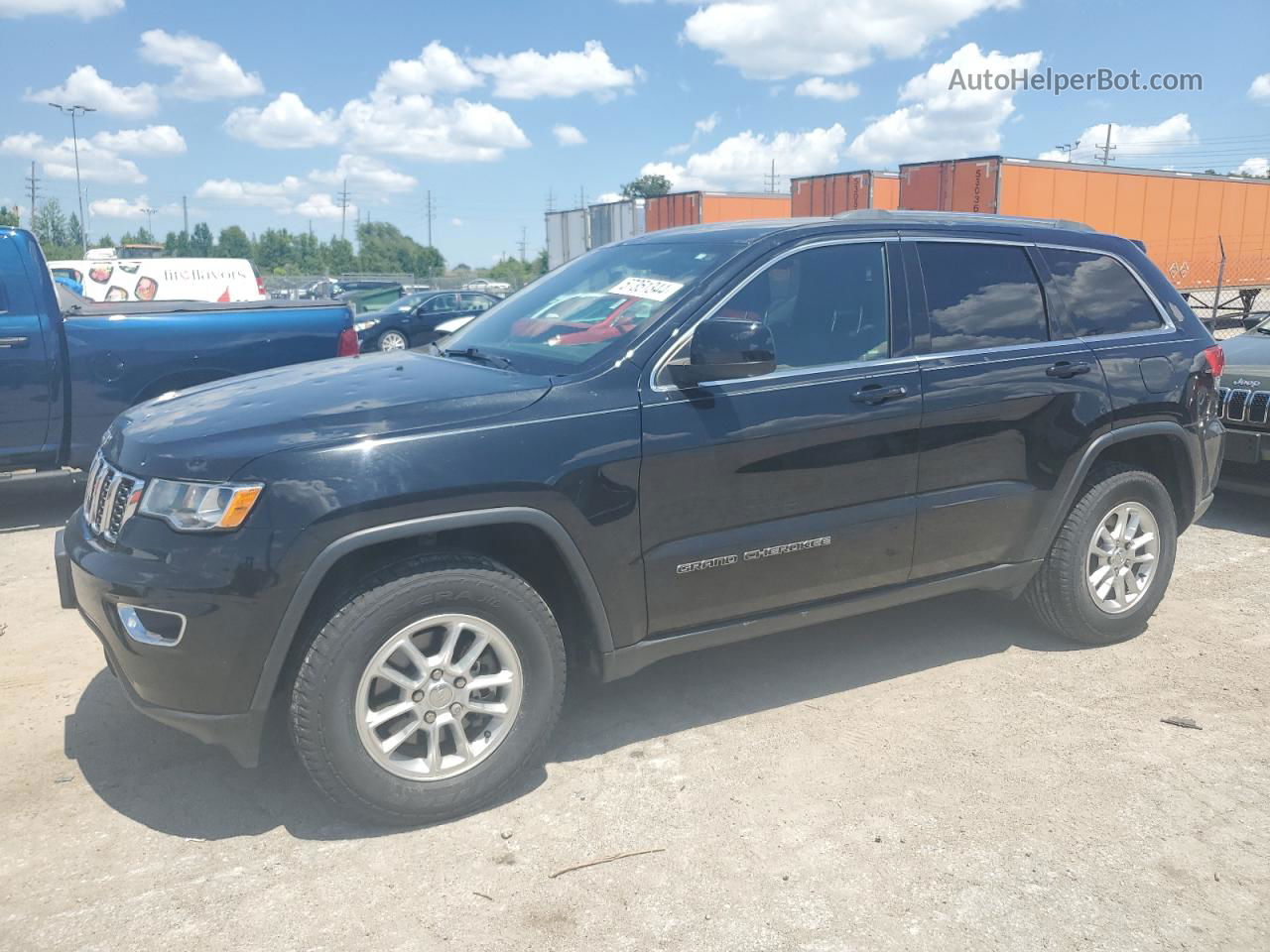 2019 Jeep Grand Cherokee Laredo Black vin: 1C4RJFAG5KC736405