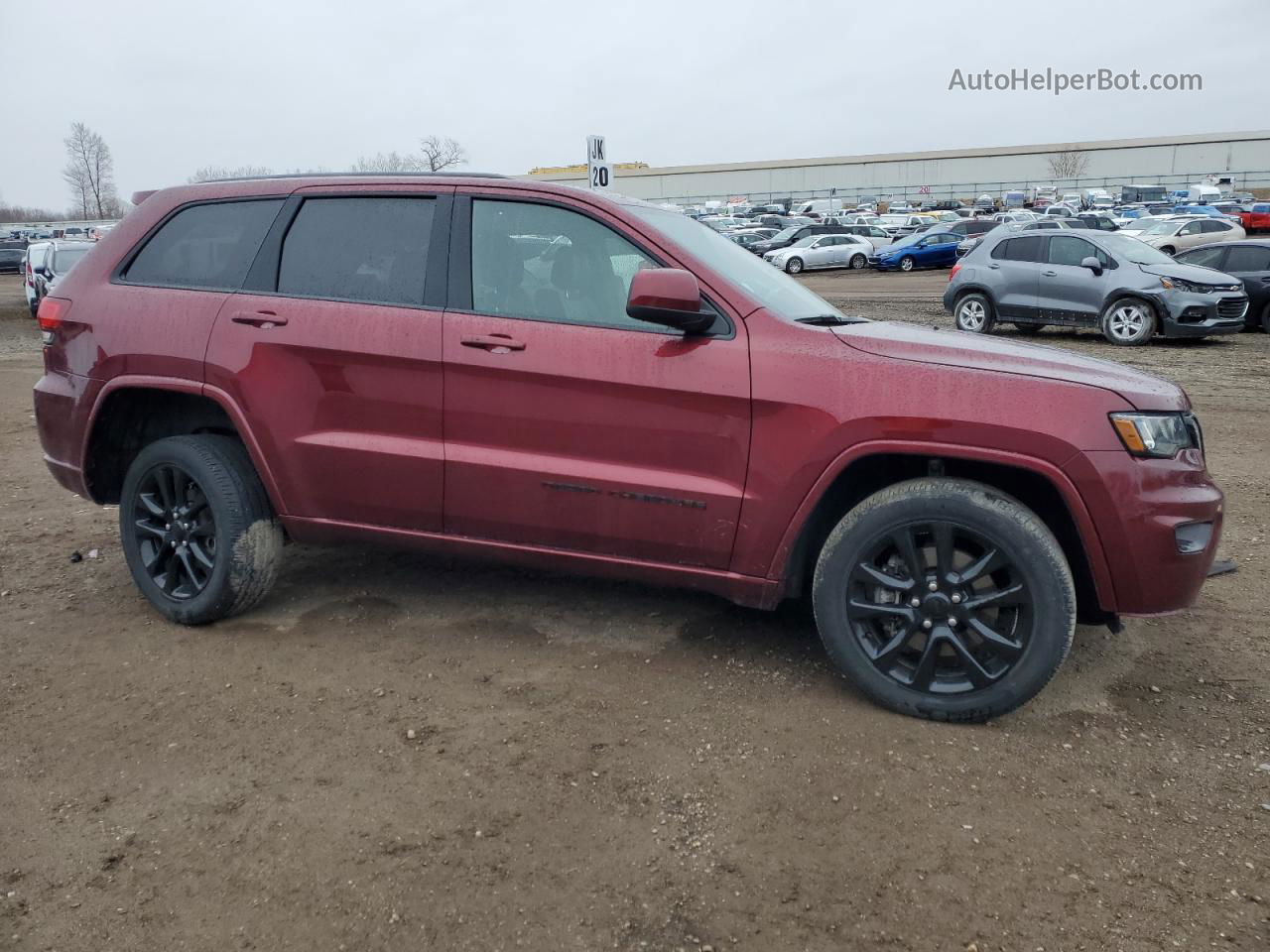 2021 Jeep Grand Cherokee Laredo Maroon vin: 1C4RJFAG5MC733409