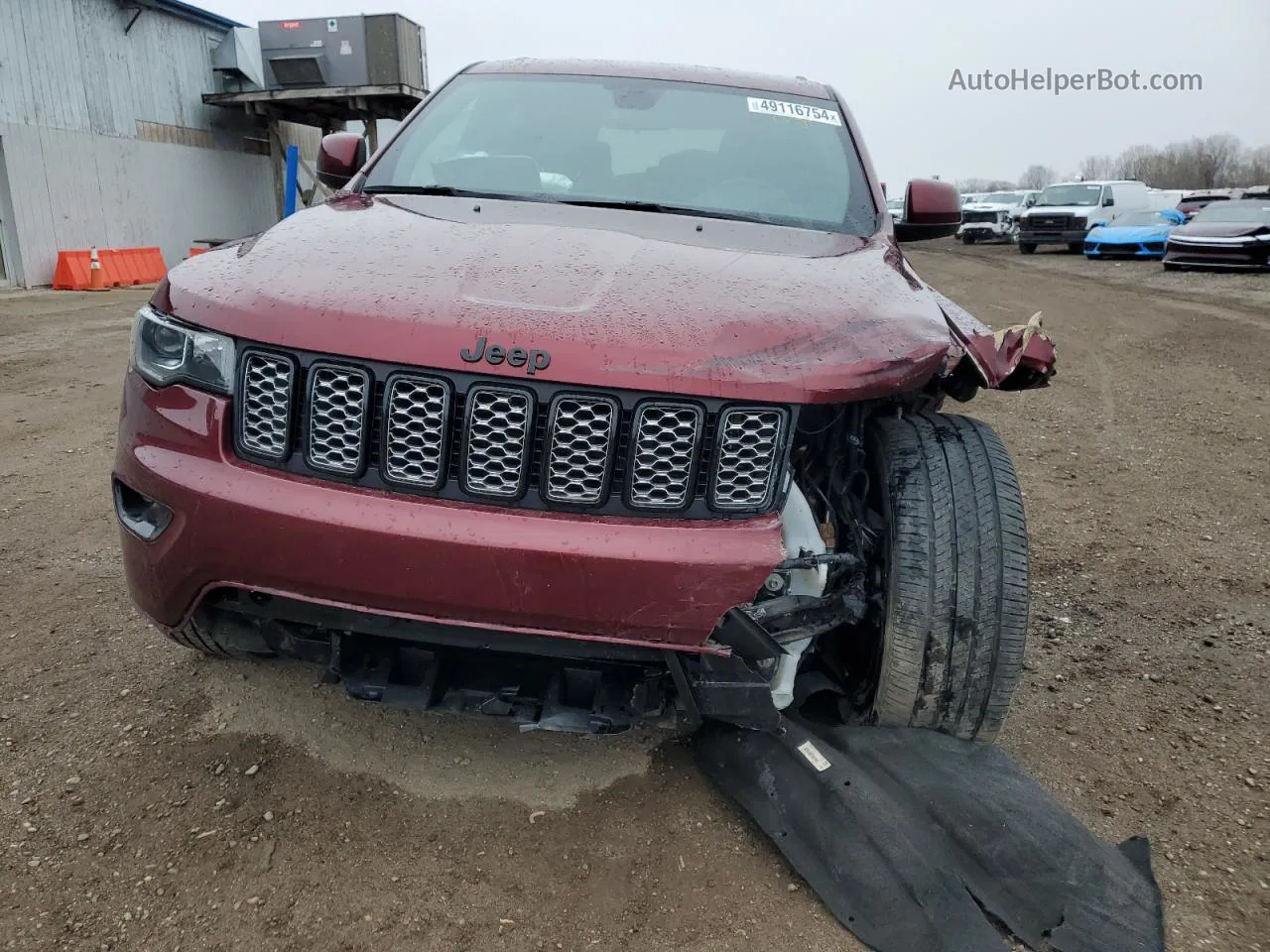 2021 Jeep Grand Cherokee Laredo Maroon vin: 1C4RJFAG5MC733409