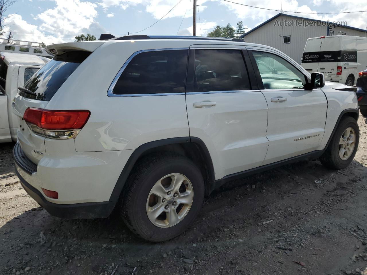 2014 Jeep Grand Cherokee Laredo White vin: 1C4RJFAG6EC109975