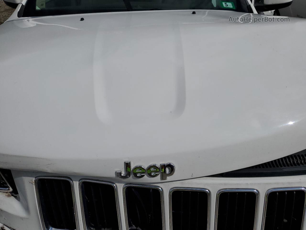 2014 Jeep Grand Cherokee Laredo White vin: 1C4RJFAG6EC109975