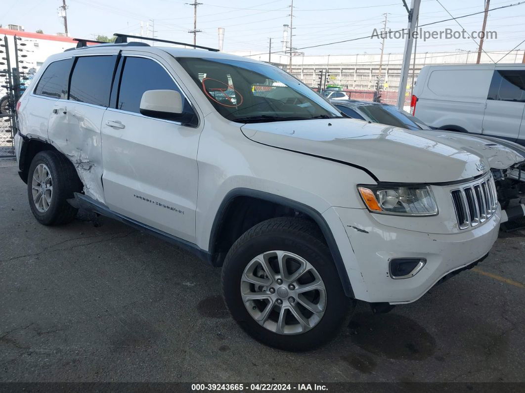 2015 Jeep Grand Cherokee Laredo White vin: 1C4RJFAG6FC209009