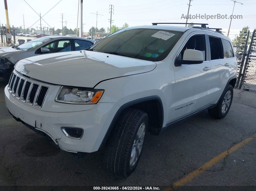 2015 Jeep Grand Cherokee Laredo White vin: 1C4RJFAG6FC209009