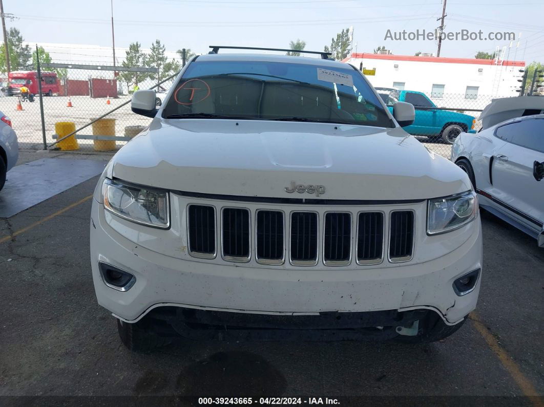 2015 Jeep Grand Cherokee Laredo White vin: 1C4RJFAG6FC209009