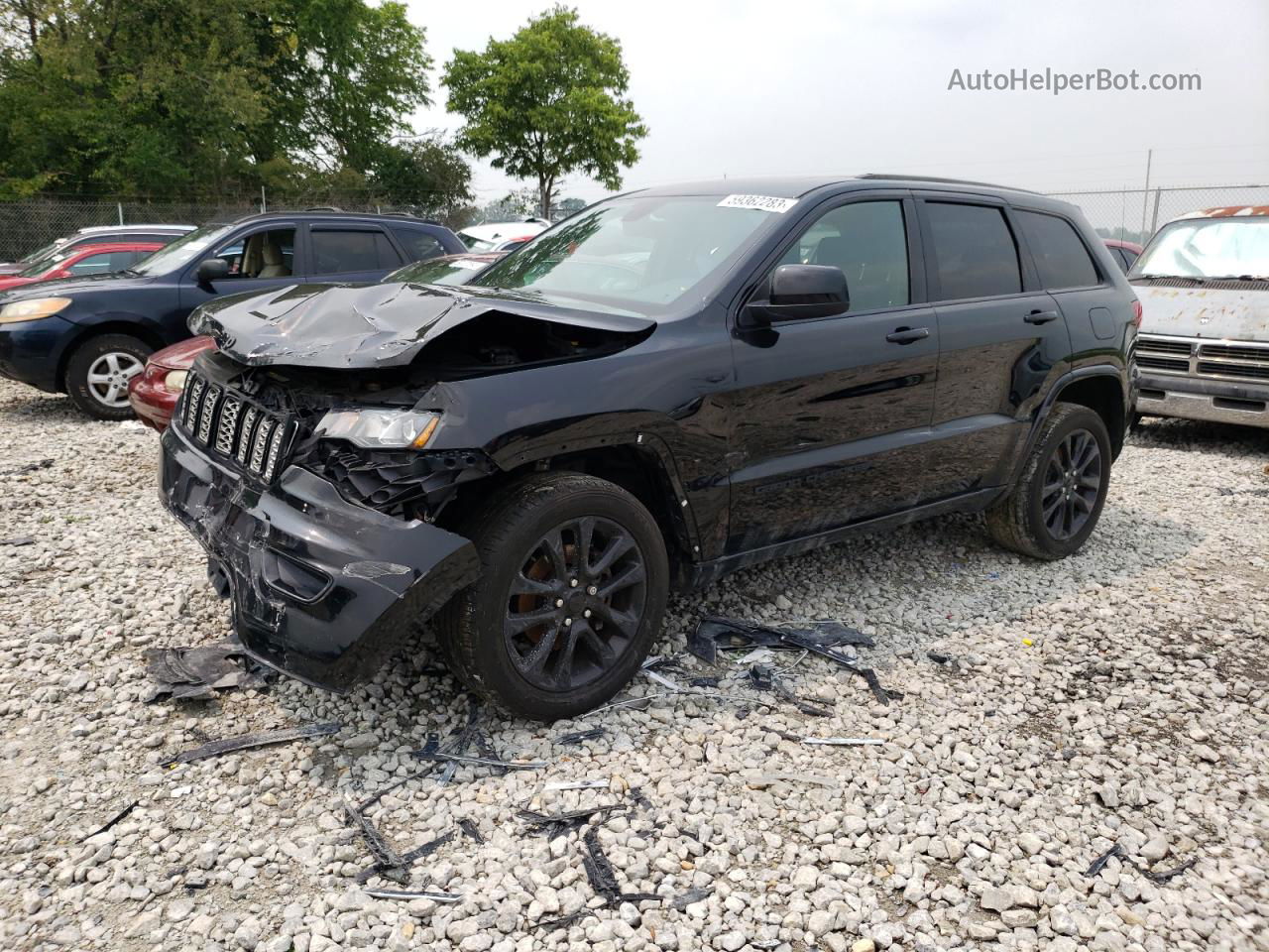 2019 Jeep Grand Cherokee Laredo Black vin: 1C4RJFAG6KC566152