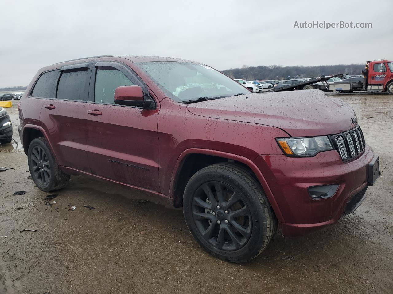 2019 Jeep Grand Cherokee Laredo Burgundy vin: 1C4RJFAG6KC569763