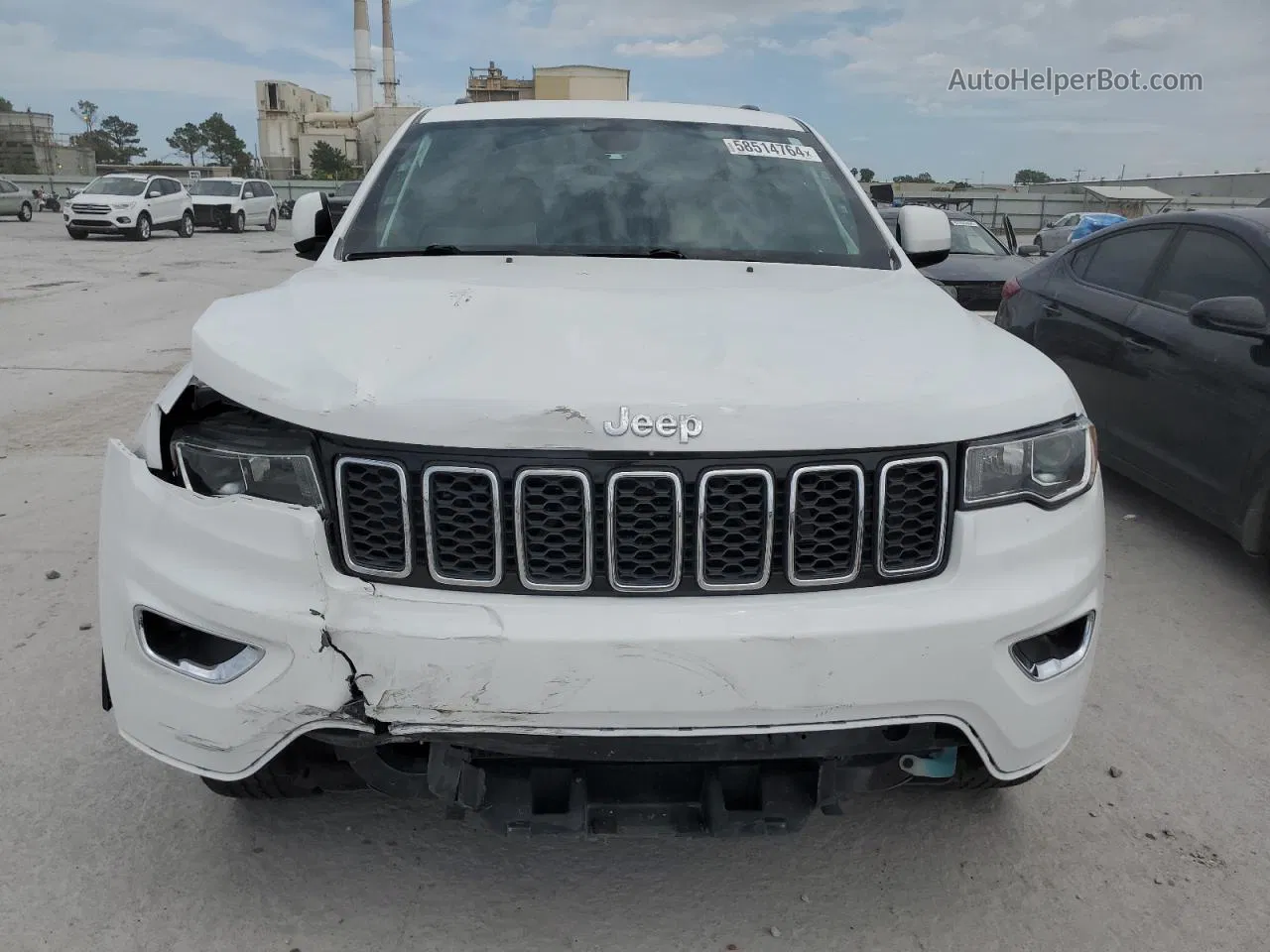 2019 Jeep Grand Cherokee Laredo White vin: 1C4RJFAG6KC570914