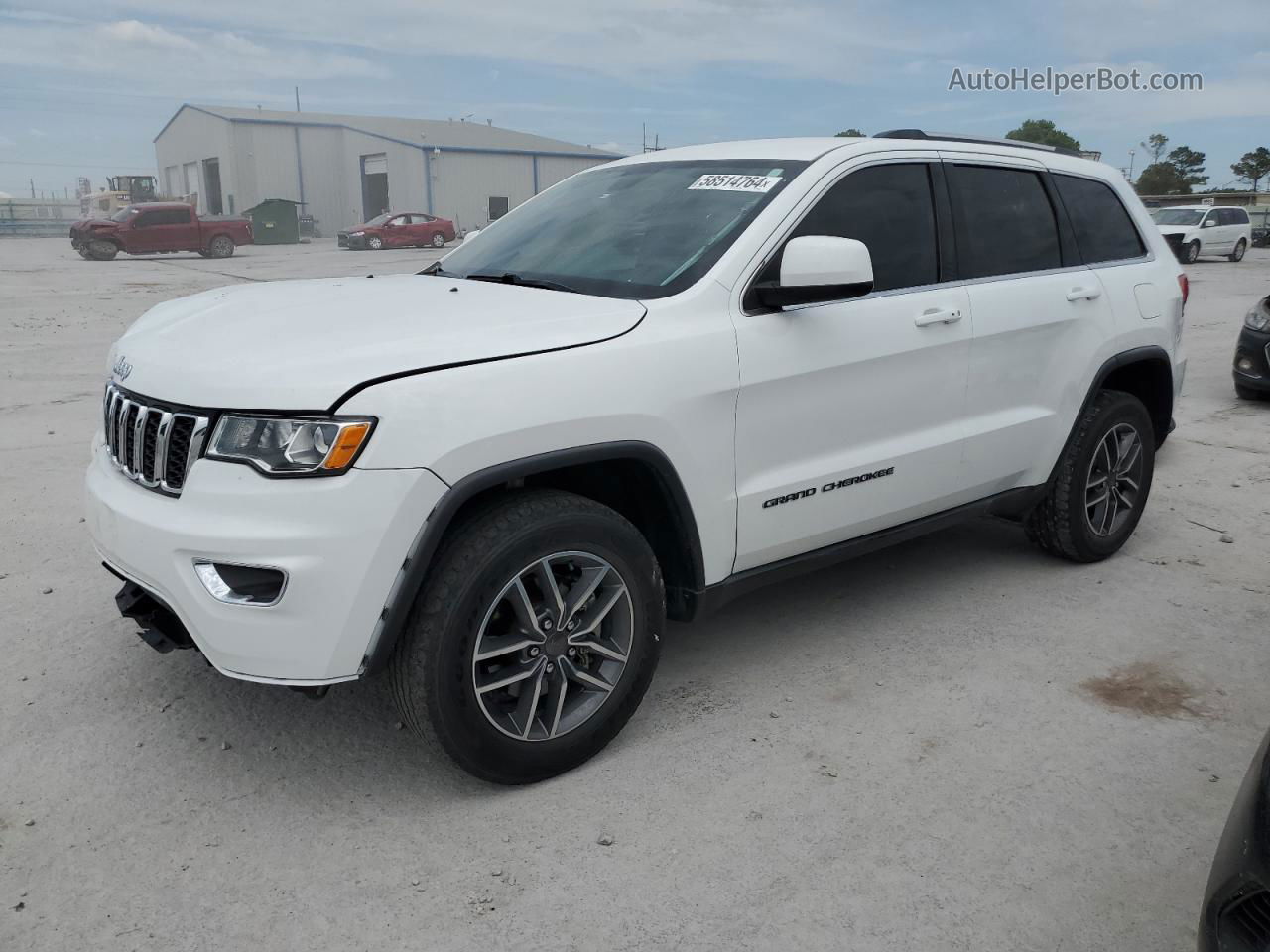 2019 Jeep Grand Cherokee Laredo White vin: 1C4RJFAG6KC570914