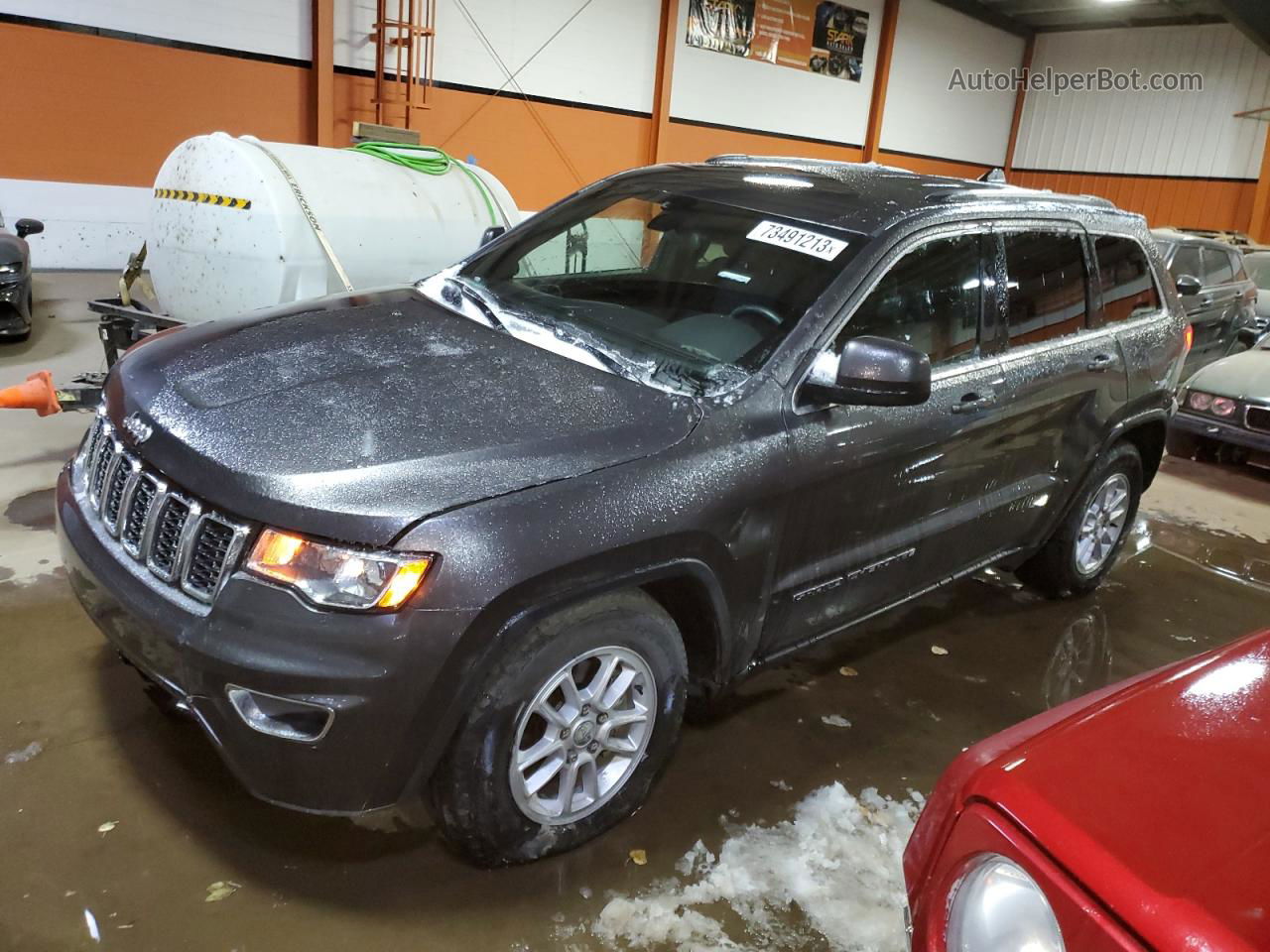 2019 Jeep Grand Cherokee Laredo Gray vin: 1C4RJFAG6KC797956