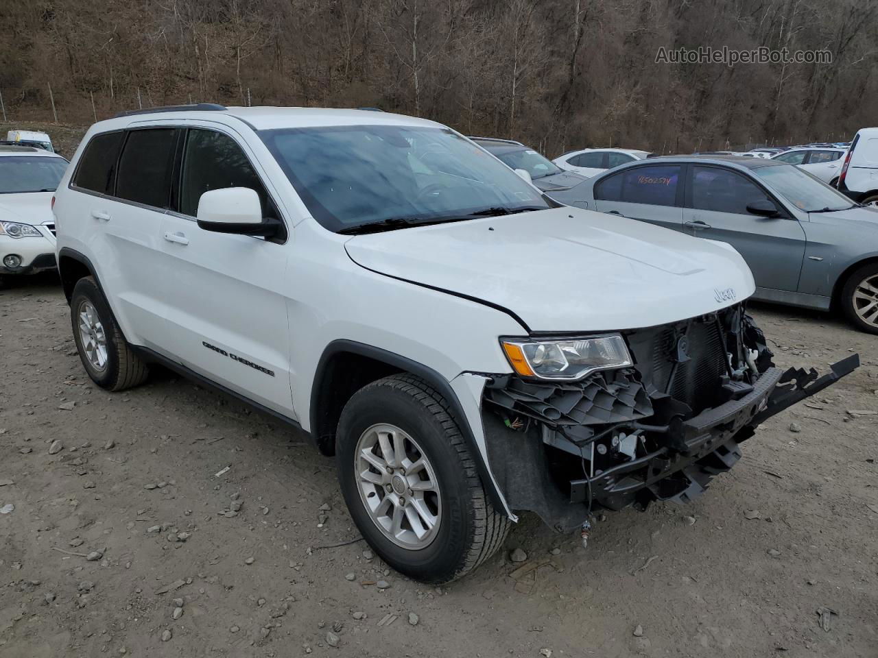 2019 Jeep Grand Cherokee Laredo White vin: 1C4RJFAG6KC834701