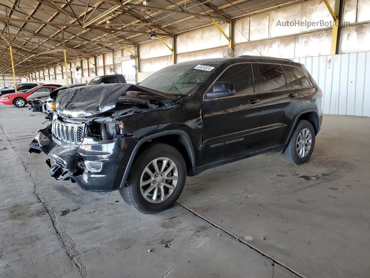 2021 Jeep Grand Cherokee Laredo Black vin: 1C4RJFAG6MC638096