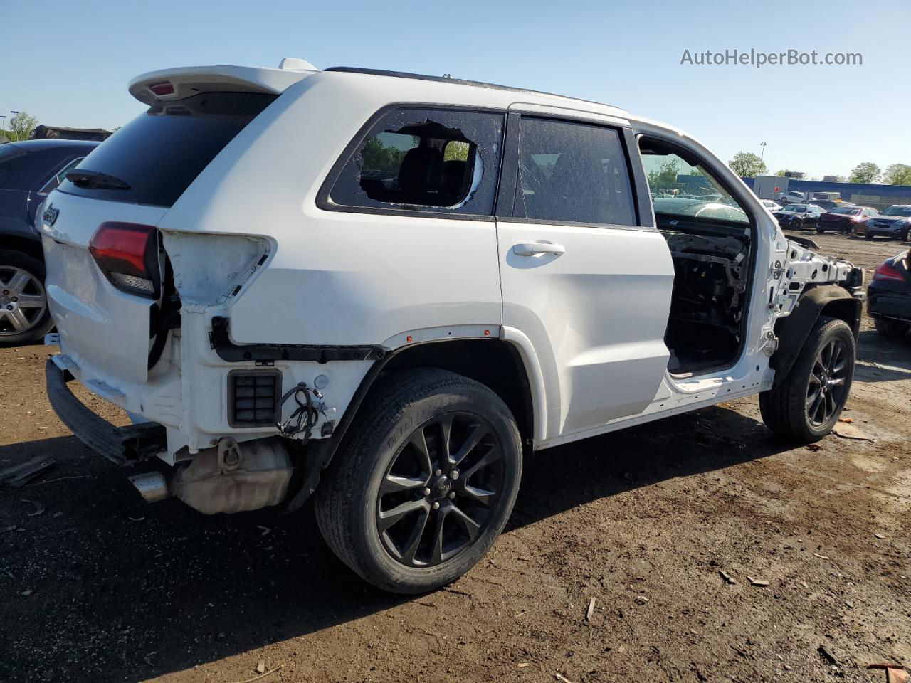 2021 Jeep Grand Cherokee Laredo White vin: 1C4RJFAG6MC737579