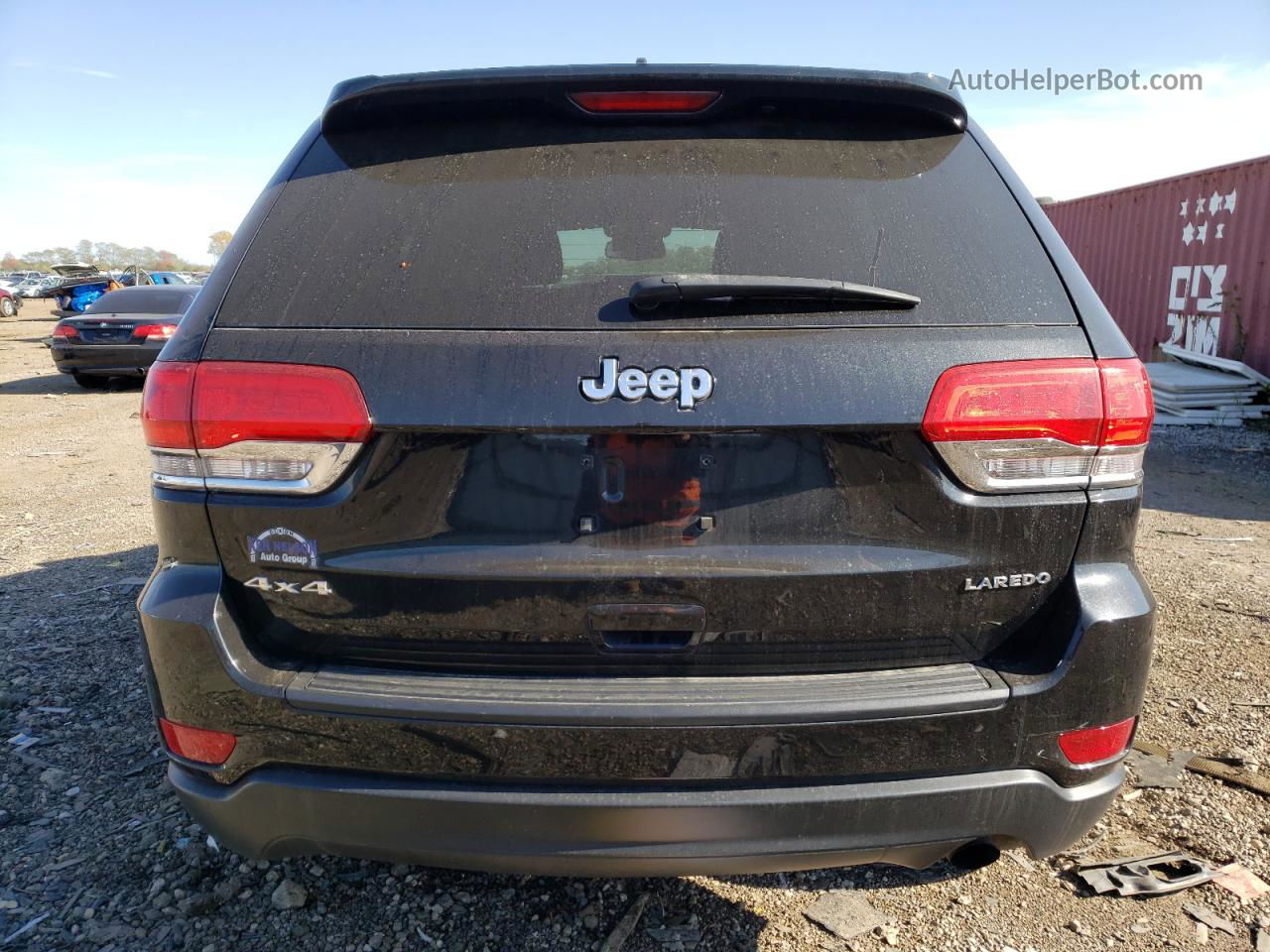 2014 Jeep Grand Cherokee Laredo Black vin: 1C4RJFAG7EC104722