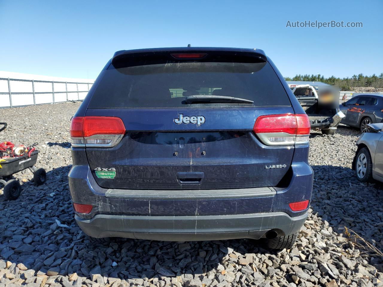 2014 Jeep Grand Cherokee Laredo Blue vin: 1C4RJFAG7EC123500