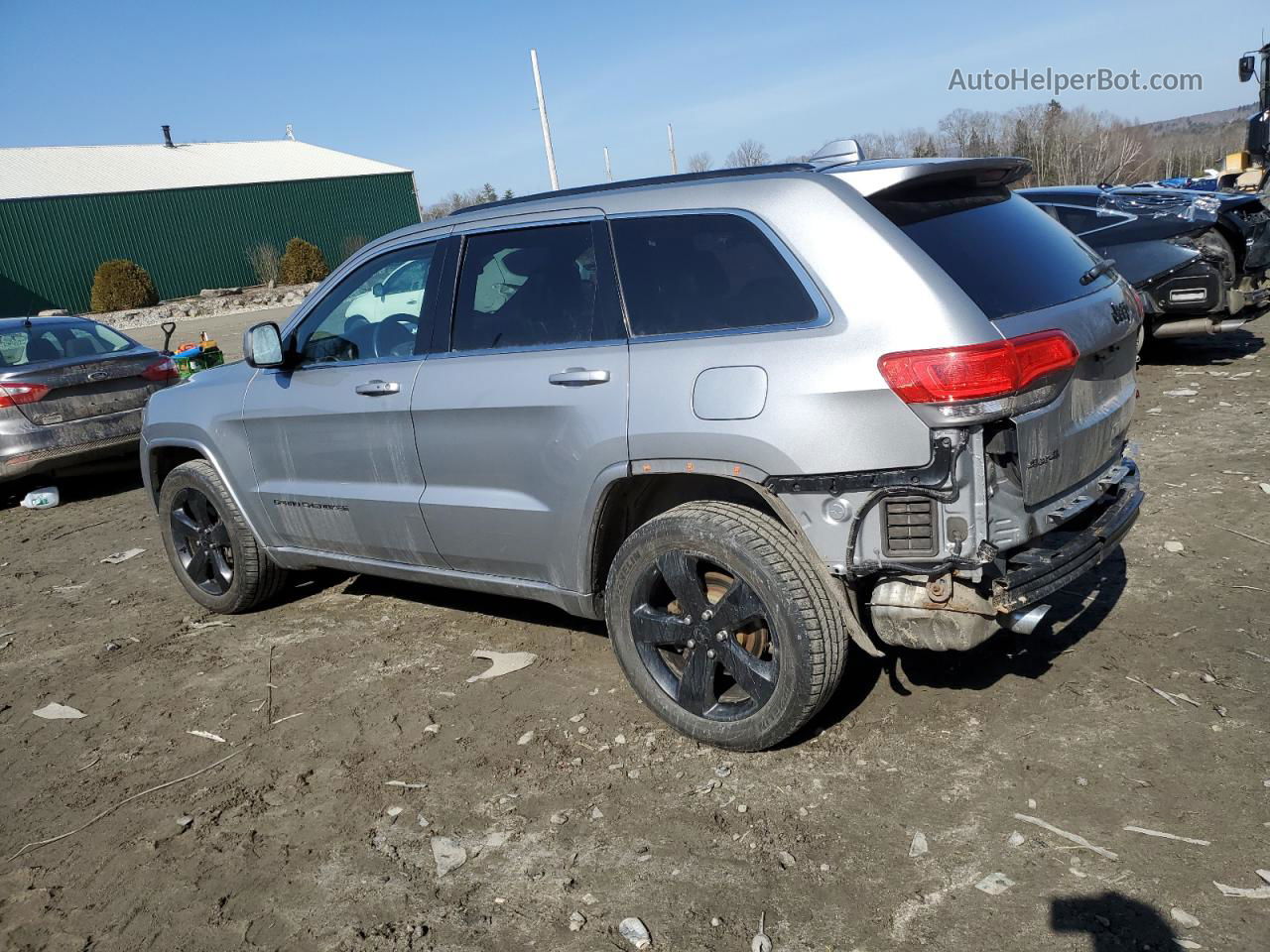 2014 Jeep Grand Cherokee Laredo Silver vin: 1C4RJFAG7EC583885