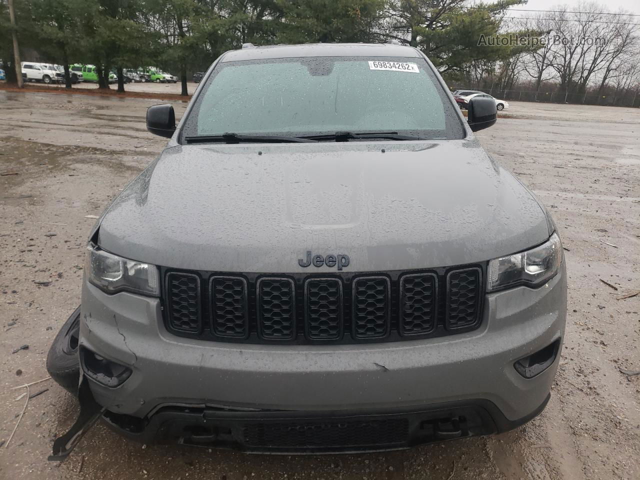 2019 Jeep Grand Cherokee Laredo Gray vin: 1C4RJFAG7KC785217