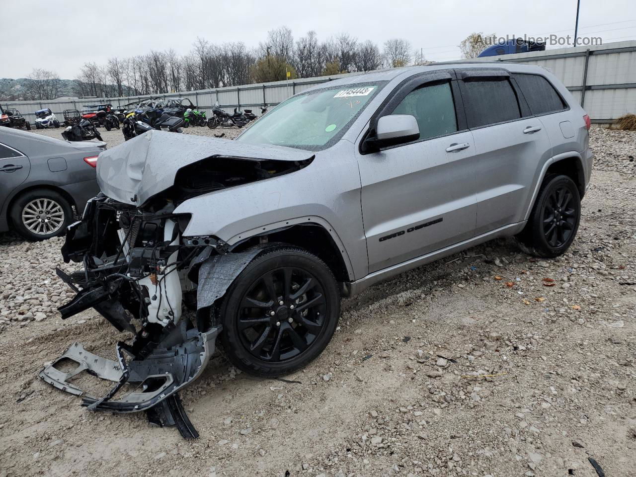 2019 Jeep Grand Cherokee Laredo Gray vin: 1C4RJFAG7KC849949