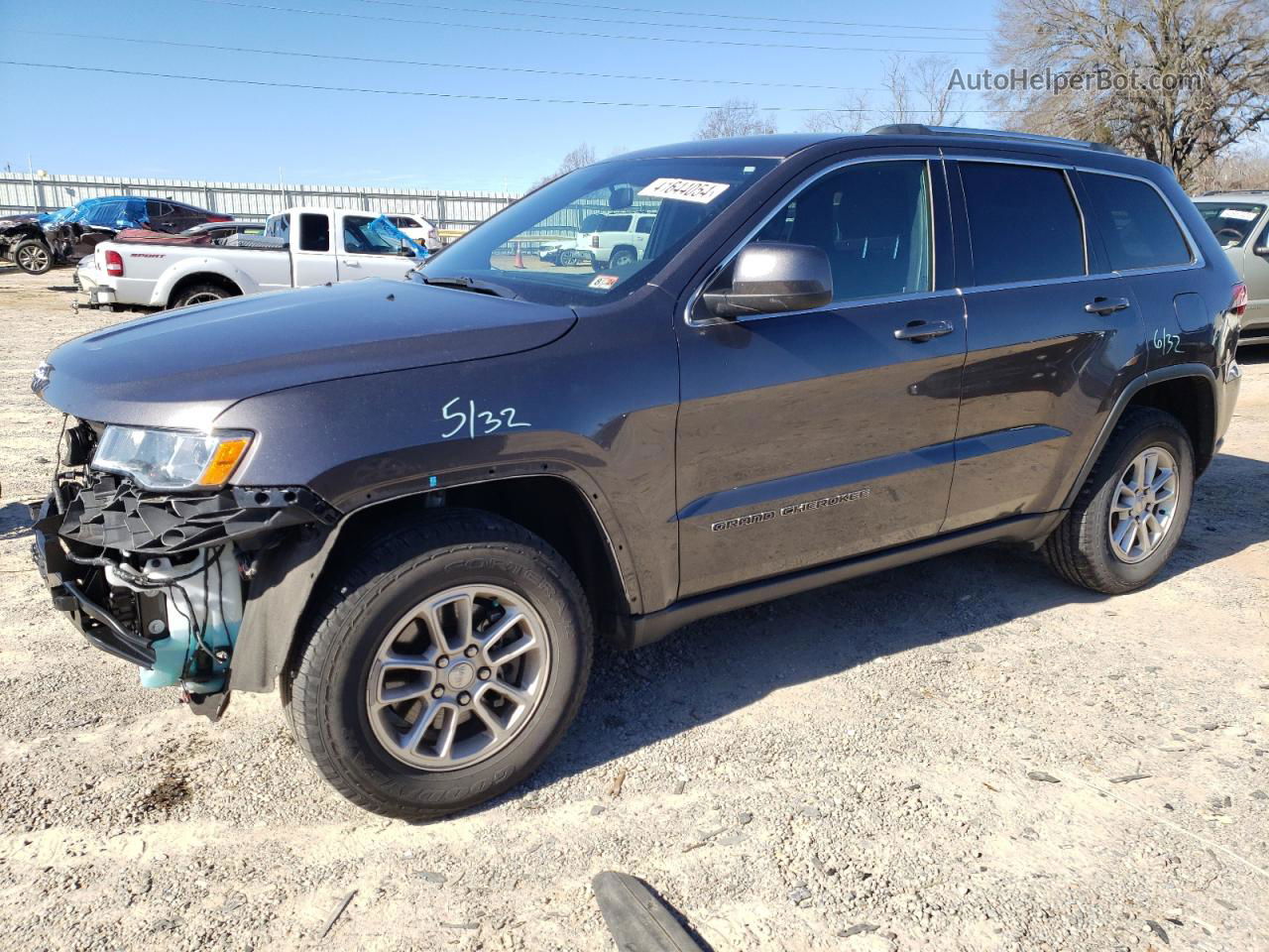 2019 Jeep Grand Cherokee Laredo Gray vin: 1C4RJFAG7KC855167