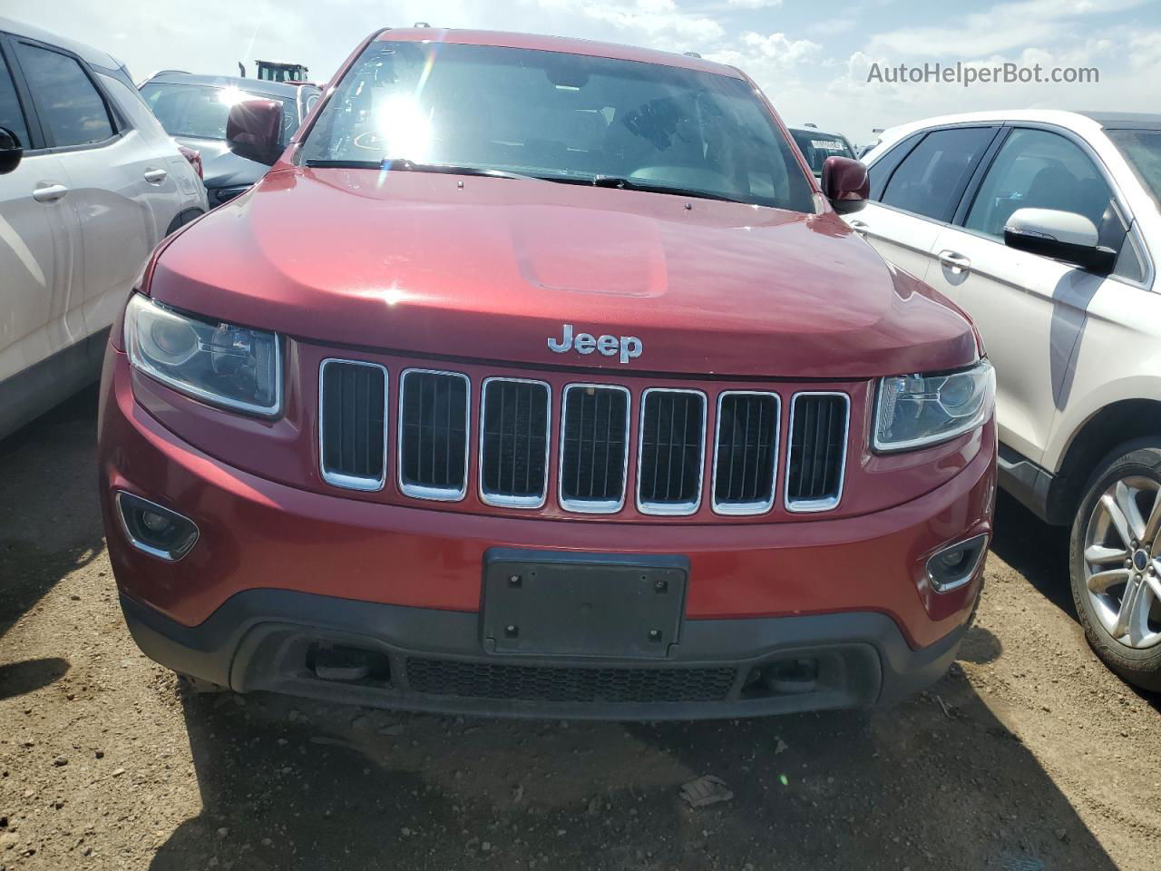 2014 Jeep Grand Cherokee Laredo Red vin: 1C4RJFAG8EC159292