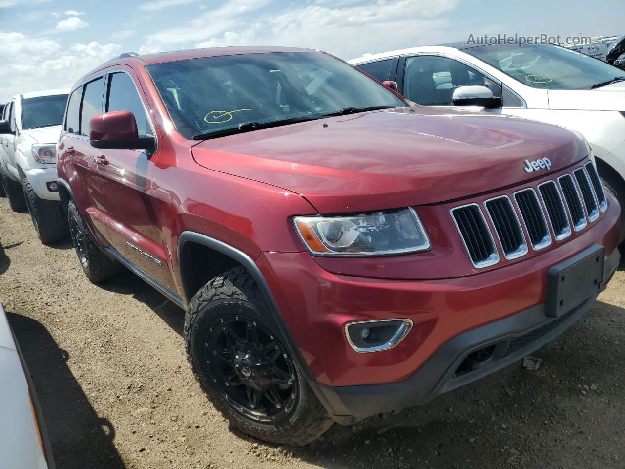 2014 Jeep Grand Cherokee Laredo Red vin: 1C4RJFAG8EC159292