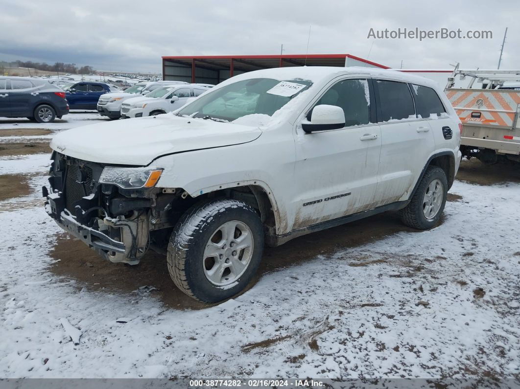 2017 Jeep Grand Cherokee Laredo 4x4 White vin: 1C4RJFAG8HC763154