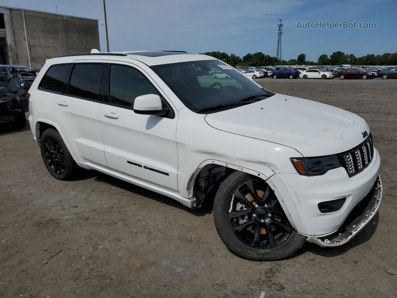 2021 Jeep Grand Cherokee Laredo White vin: 1C4RJFAG8MC514265