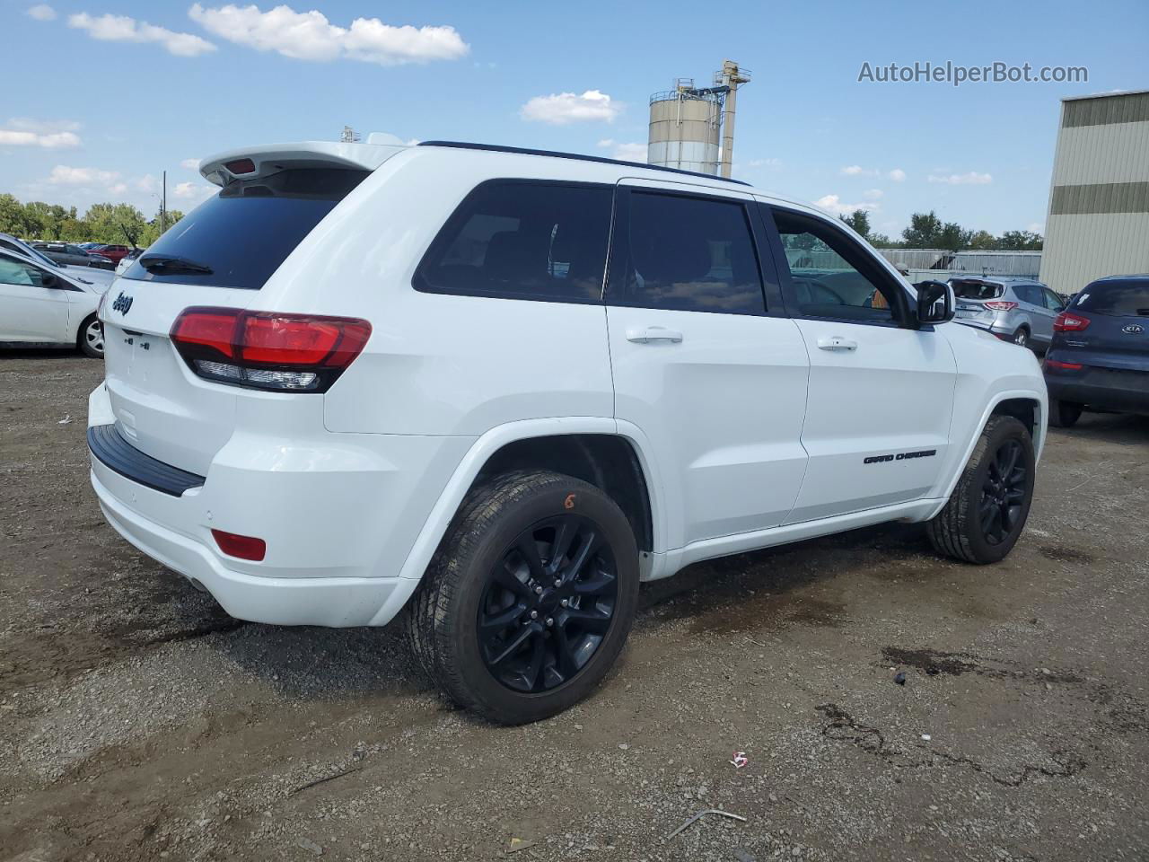 2021 Jeep Grand Cherokee Laredo White vin: 1C4RJFAG8MC674503