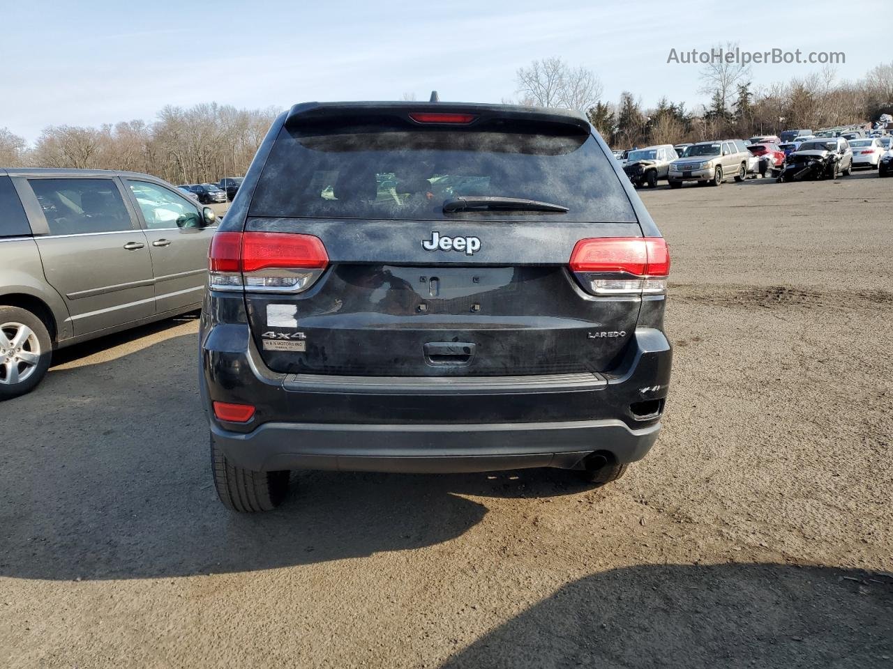 2014 Jeep Grand Cherokee Laredo Black vin: 1C4RJFAG9EC128794