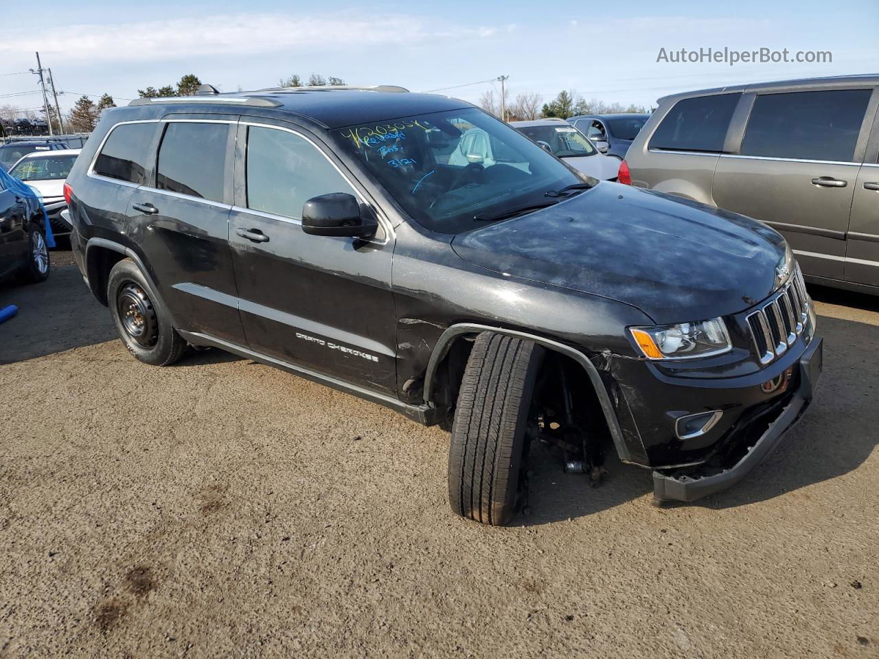 2014 Jeep Grand Cherokee Laredo Black vin: 1C4RJFAG9EC128794