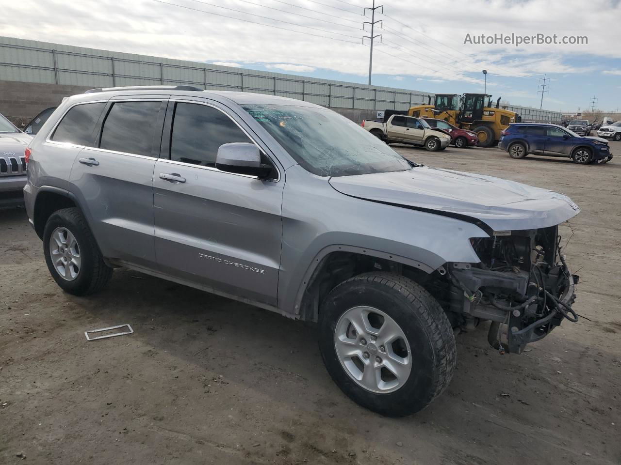 2014 Jeep Grand Cherokee Laredo Silver vin: 1C4RJFAG9EC198554