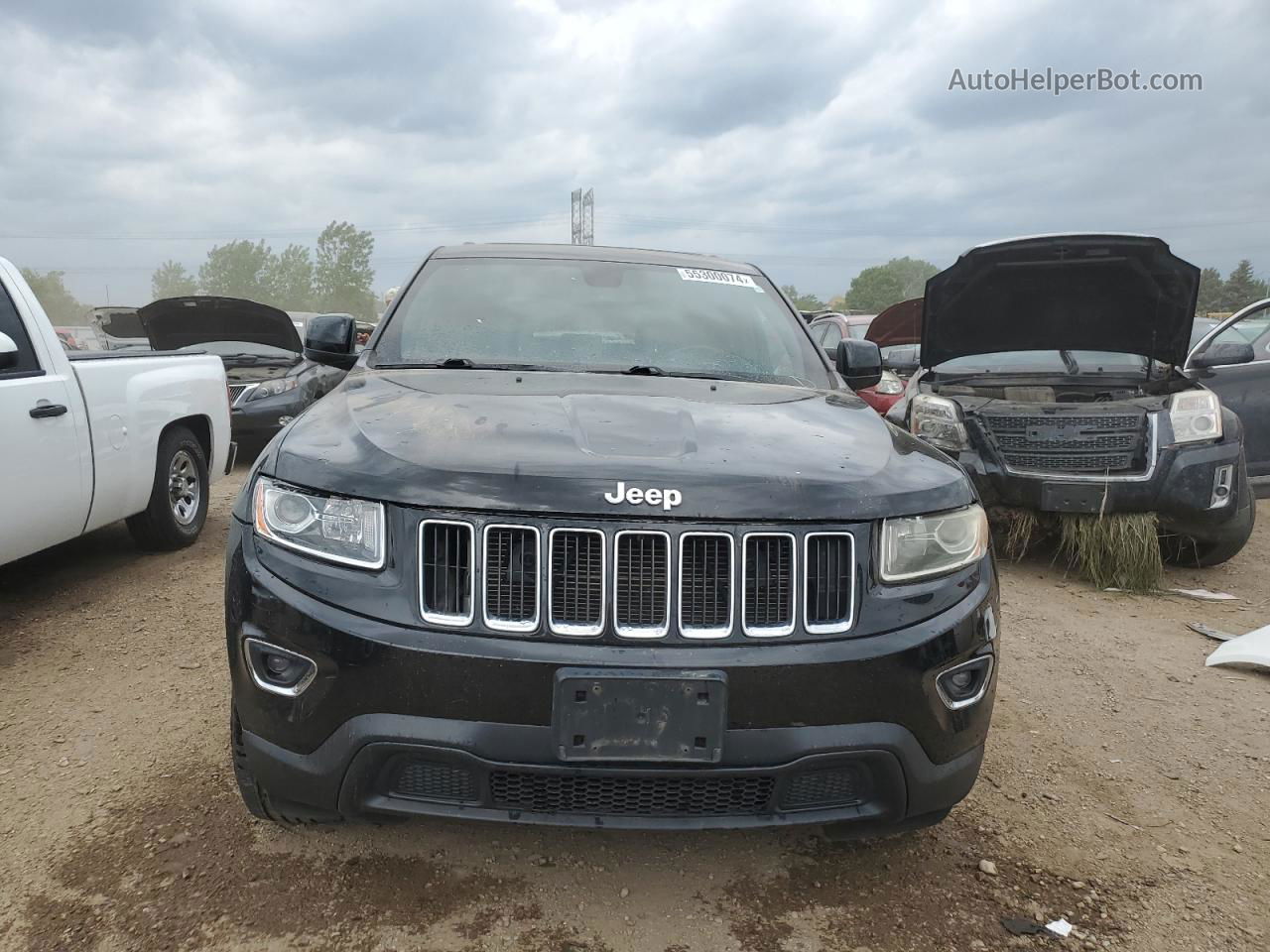 2014 Jeep Grand Cherokee Laredo Black vin: 1C4RJFAG9EC451808