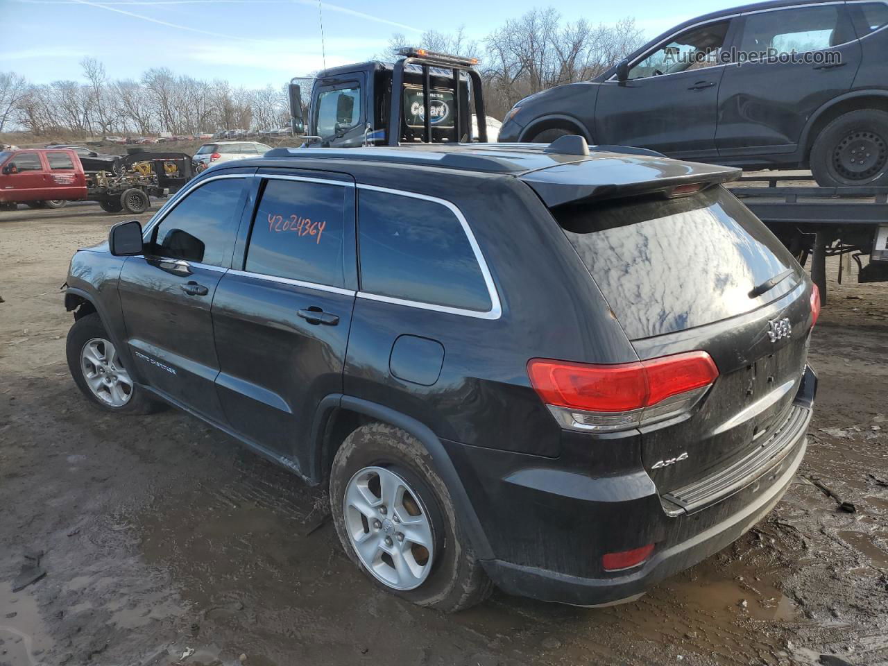 2014 Jeep Grand Cherokee Laredo Black vin: 1C4RJFAG9EC470181