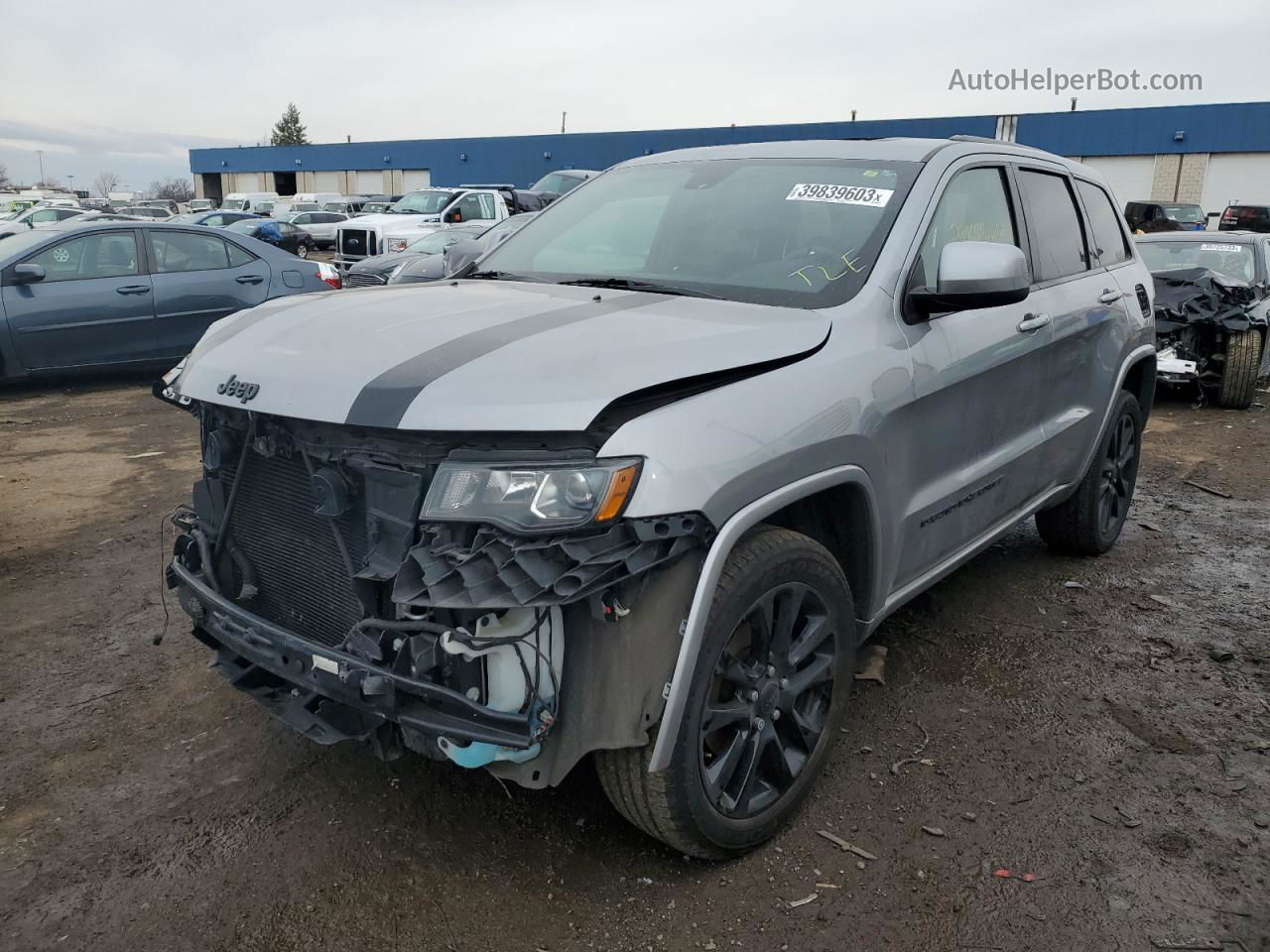 2019 Jeep Grand Cherokee Laredo Gray vin: 1C4RJFAG9KC566730