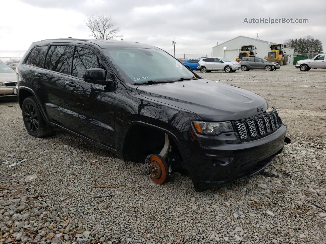 2019 Jeep Grand Cherokee Laredo Black vin: 1C4RJFAG9KC577372