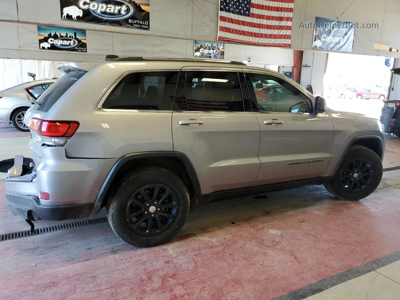 2021 Jeep Grand Cherokee Laredo Silver vin: 1C4RJFAG9MC543080