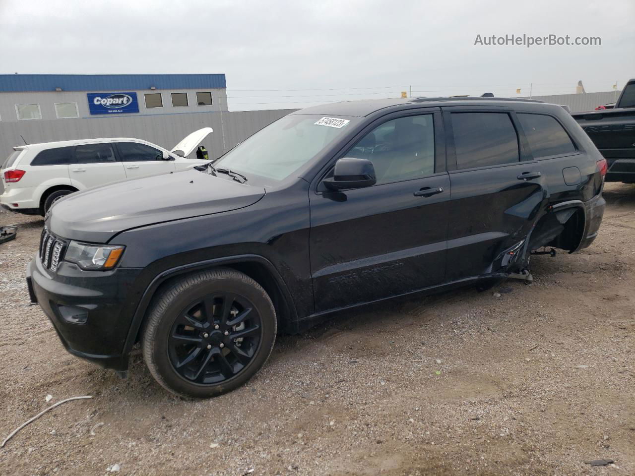 2021 Jeep Grand Cherokee Laredo Черный vin: 1C4RJFAG9MC775422