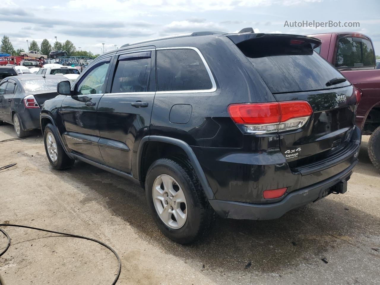 2014 Jeep Grand Cherokee Laredo Black vin: 1C4RJFAGXEC214227