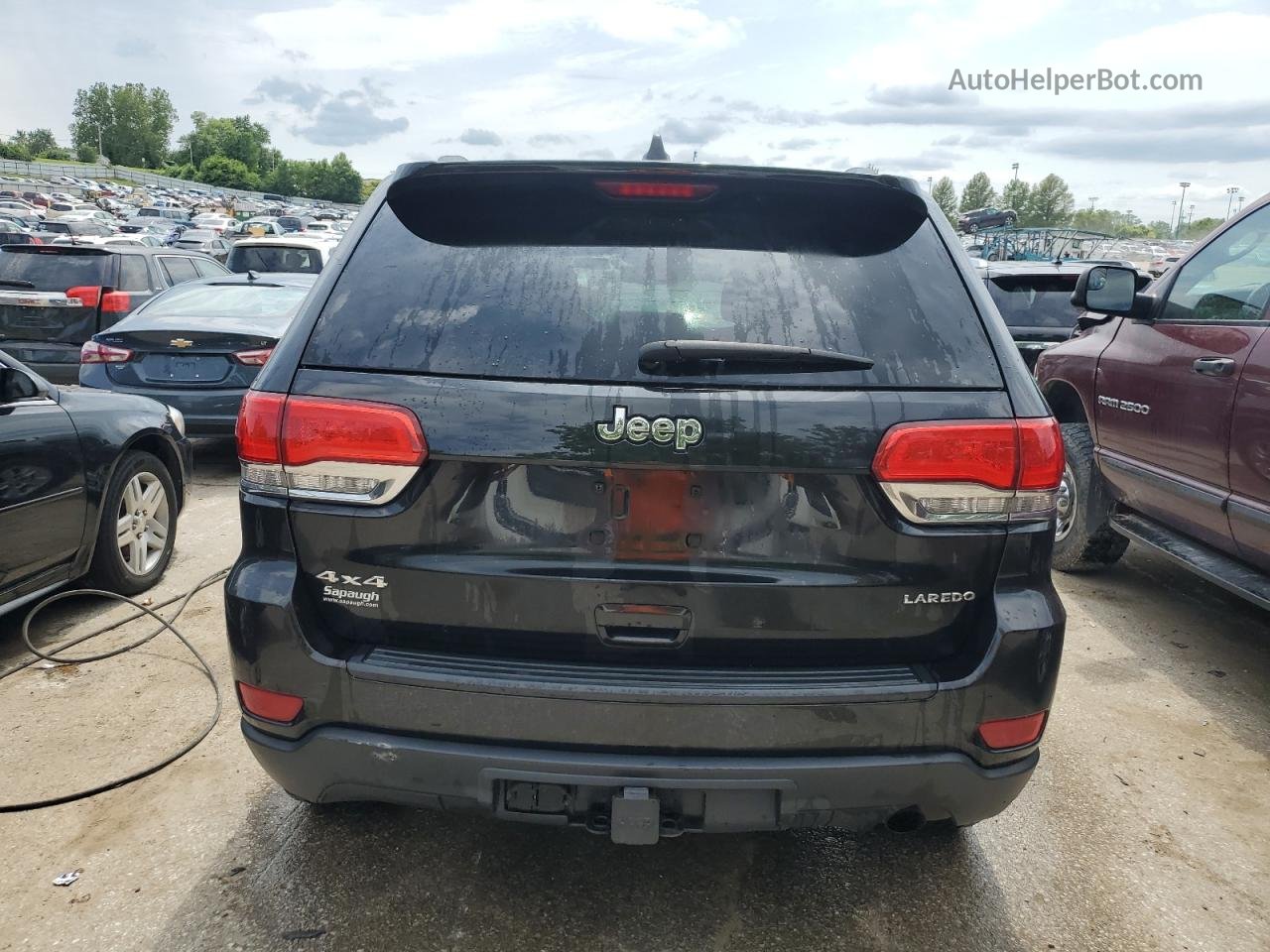 2014 Jeep Grand Cherokee Laredo Черный vin: 1C4RJFAGXEC214227