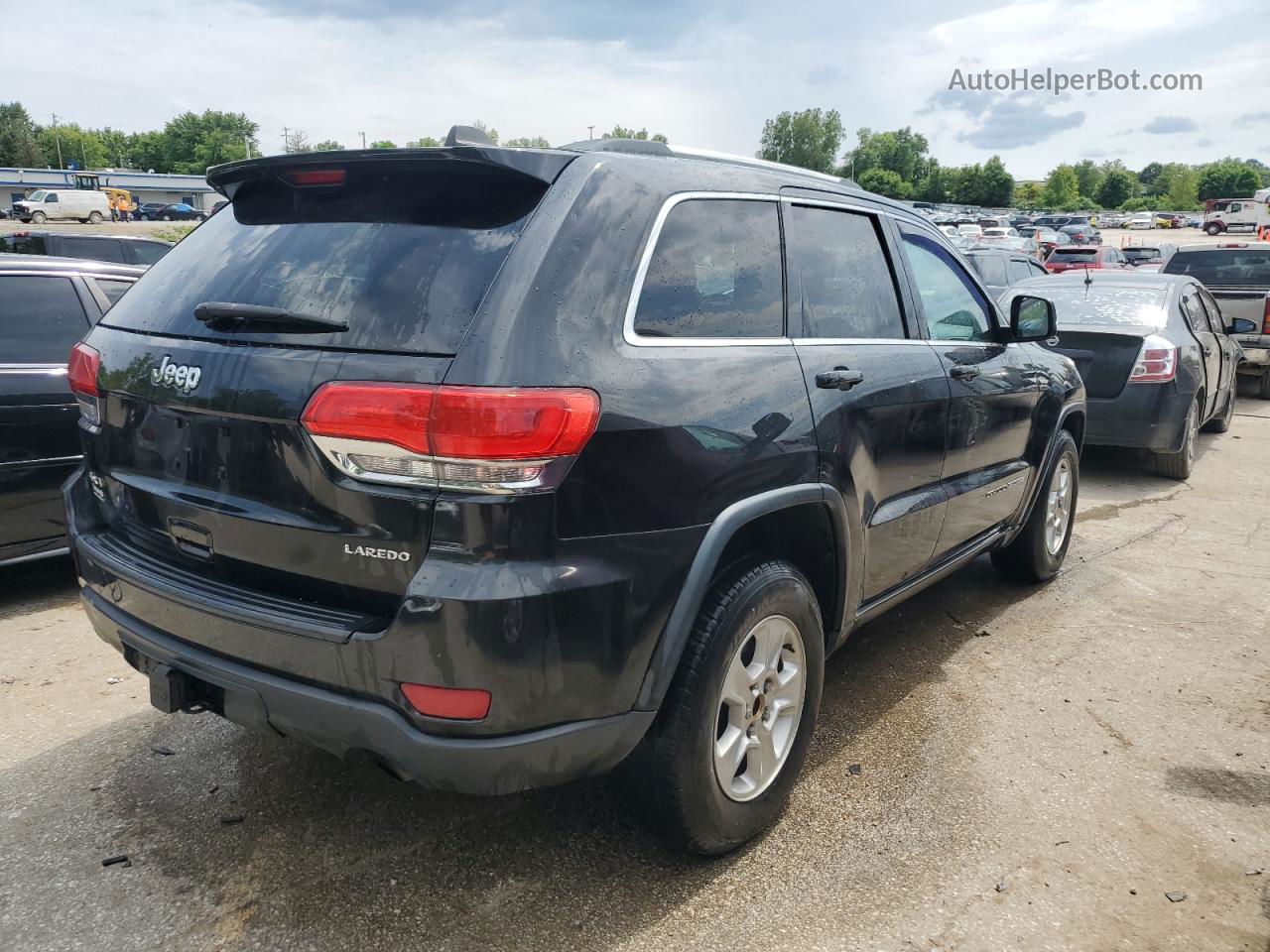 2014 Jeep Grand Cherokee Laredo Black vin: 1C4RJFAGXEC214227