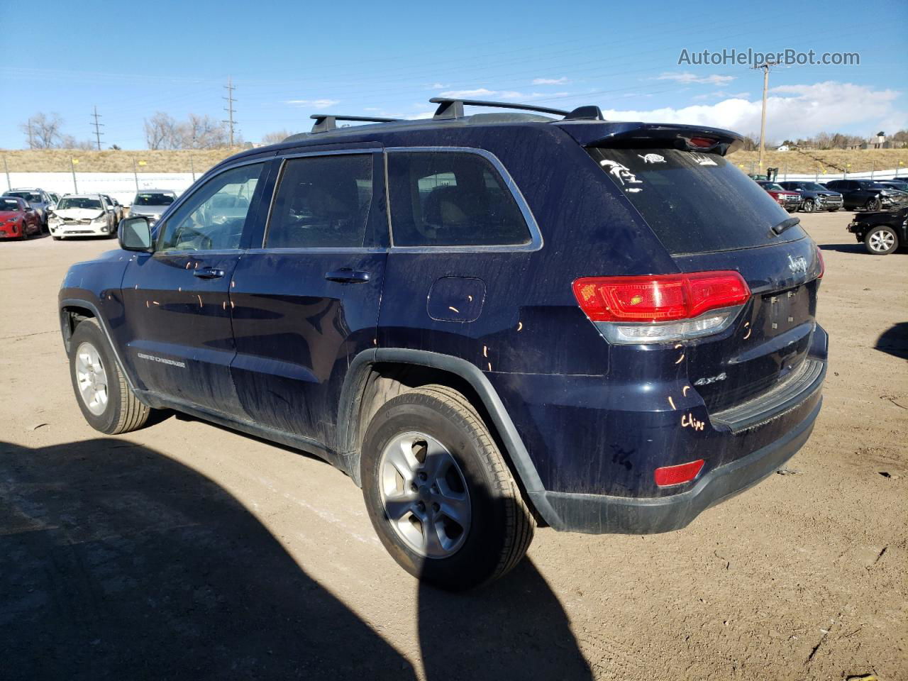 2014 Jeep Grand Cherokee Laredo Синий vin: 1C4RJFAGXEC584903