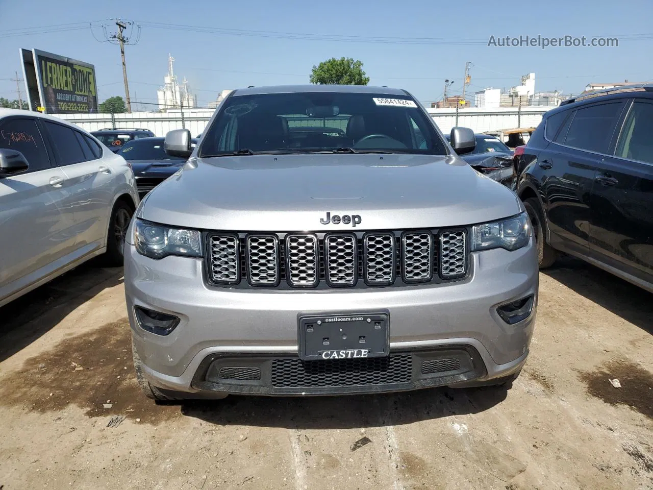 2019 Jeep Grand Cherokee Laredo Silver vin: 1C4RJFAGXKC545630