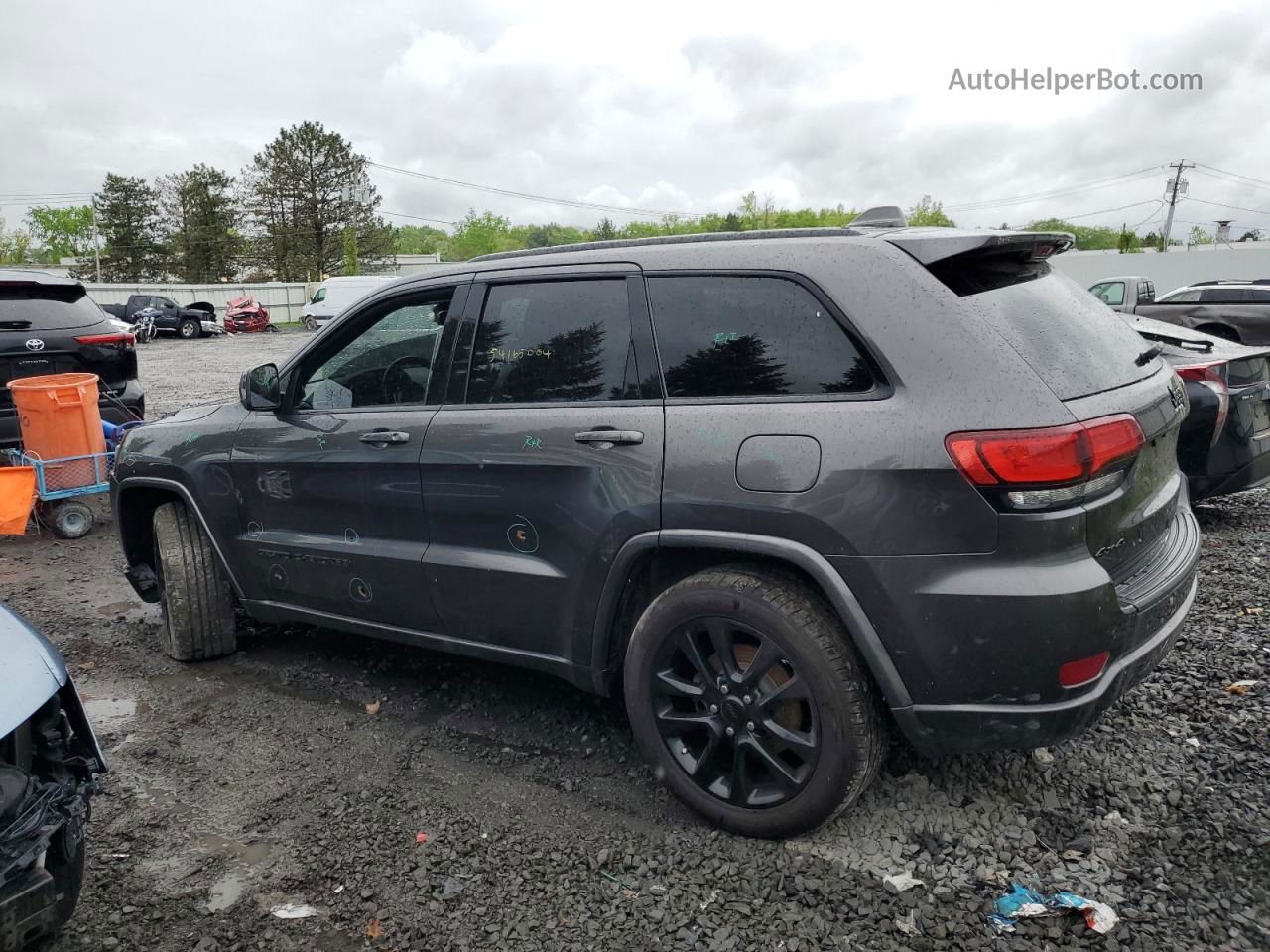 2019 Jeep Grand Cherokee Laredo Gray vin: 1C4RJFAGXKC566137