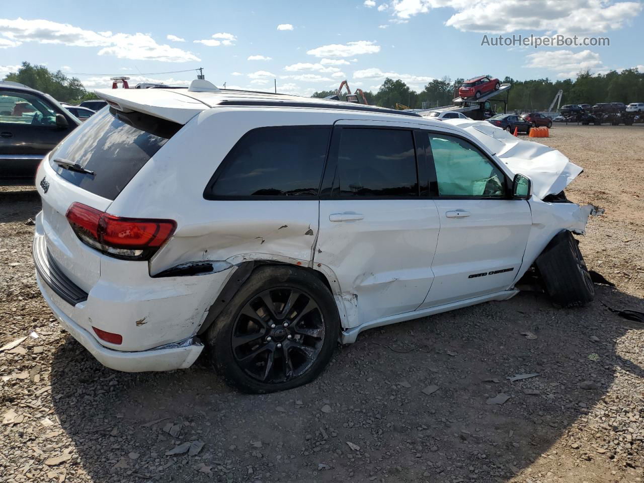 2019 Jeep Grand Cherokee Laredo Белый vin: 1C4RJFAGXKC601971